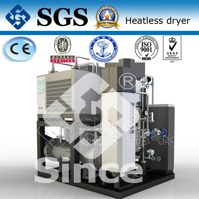 Heatless Regenerative Desiccant Dryers System 55000Nm3/H Capacity