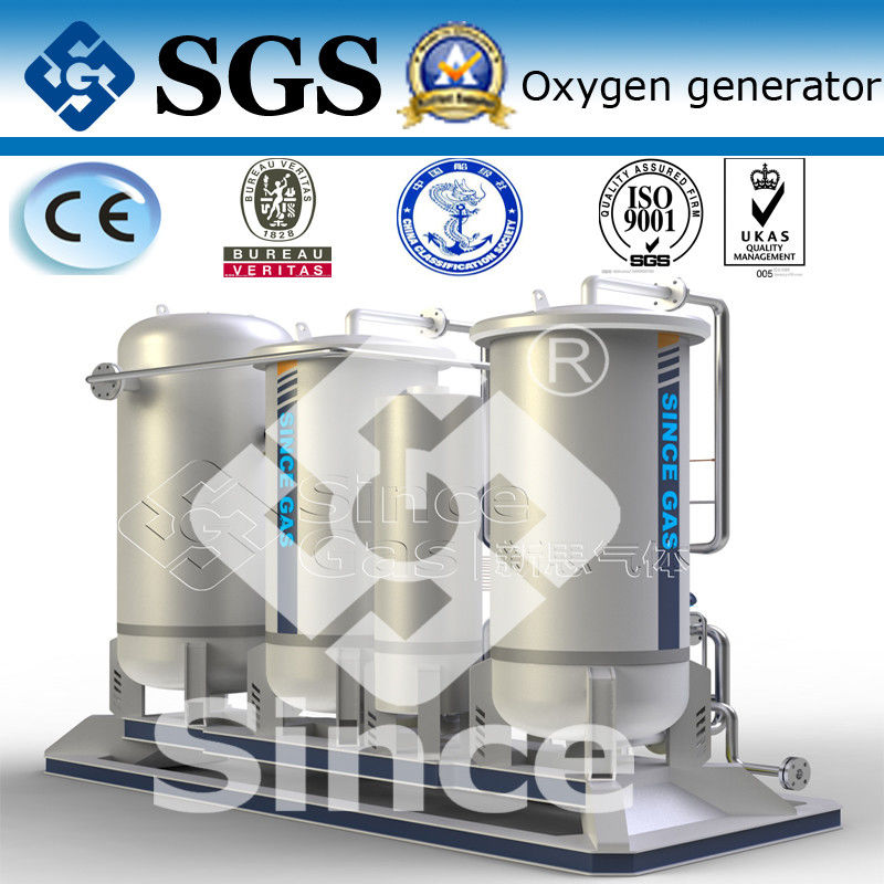 Industrial Medical PSA Oxygen Generator System , CE / ISO /  Approved