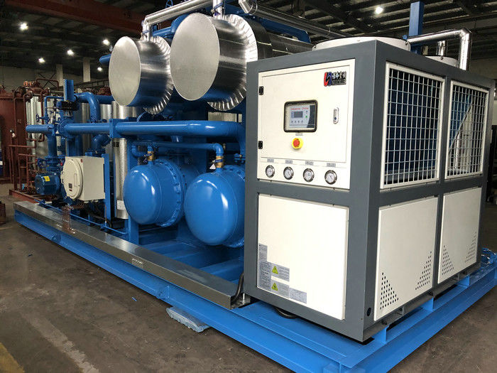 Skid Mounted Hydrocarbon Recovery Unit , Refrigerant Recovery Machine Simple Installation